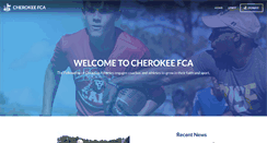Desktop Screenshot of cherokeefca.org