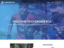Tablet Screenshot of cherokeefca.org